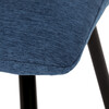 Jídelní židle, modrá, látka, DCL-193 BLUE2
