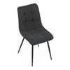Jídelní židle, šedá, látka, DCL-193 GREY2