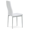 Jídelní židle, bílá, ekokůže, DCL-377 WT