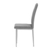 Jídelní židle, šedá, látka, DCL-379 GREY2