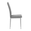 Jídelní židle, šedá, látka, DCL-379 GREY2