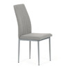 Jídelní židle, šedá, látka, DCL-379 LAN2