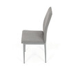 Jídelní židle, šedá, látka, DCL-379 LAN2