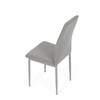 Jídelní židle, šedá, látka, DCL-379 LAN2
