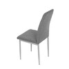 Jídelní židle, šedá, látka, DCL-379 GREY2