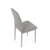 Jídelní židle, šedá, látka, DCL-379 LAN2