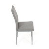 Jídelní židle, šedá, látka, DCL-379 LAN2