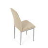 Jídelní židle, béžová, látka, DCL-379 BG2