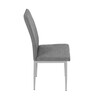 Jídelní židle, šedá, látka, DCL-379 GREY2