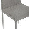 Jídelní židle, šedá, látka, DCL-379 LAN2