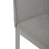 Jídelní židle, šedá, látka, DCL-379 LAN2