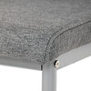 Jídelní židle, šedá, látka, DCL-379 GREY2