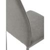 Jídelní židle, šedá, látka, DCL-379 LAN2