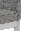 Jídelní židle, šedá, látka, DCL-379 GREY2