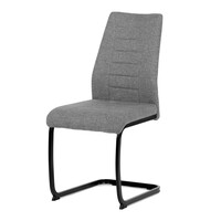 Jídelní židle, šedá, látka, DCL-438 GREY2