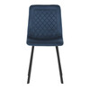 Jídelní židle, modrá, sametová látka, DCL-973 BLUE4
