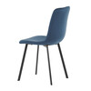 Jídelní židle, modrá, sametová látka, DCL-973 BLUE4