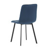 Jídelní židle, modrá, sametová látka, DCL-973 BLUE4