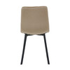Jídelní židle, béžová, sametová látka, DCL-973 CAP4