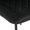 Jídelní židle, černá, sametová látka, DCL-973 BK4