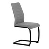 Jídelní židle, šedá, látka, DCL-438 GREY2