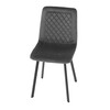Jídelní židle, šedá, sametová látka, DCL-973 GREY4