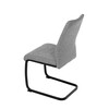 Jídelní židle, šedá, látka, DCL-438 GREY2