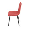 Jídelní židle, červená, manšestrová látka, DCL-964 RED2