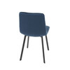 Jídelní židle, modrá, sametová látka, DCL-973 BLUE4