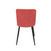 Jídelní židle, červená, manšestrová látka, DCL-964 RED2