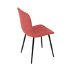 Jídelní židle, červená, manšestrová látka, DCL-964 RED2
