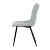 Jídelní židle, šedá, látka, DCL-L1094 SIL2