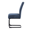 Jídelní židle, modrá, látka, DCL-E2008 BLUE2