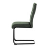 Jídelní židle, zelená, samet vintage, DCL-D1275 GRN4