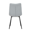 Jídelní židle, šedá, látka, DCL-L1094 SIL2