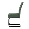 Jídelní židle, zelená, látka, DCL-E2008 GRN2