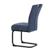 Jídelní židle, modrá, látka, DCL-E2008 BLUE2