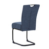 Jídelní židle, modrá, látka, DCL-E2008 BLUE2