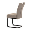 Jídelní židle, béžová, látka, DCL-E2008 CRM2