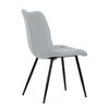 Jídelní židle, šedá, látka, DCL-L1094 SIL2