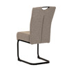 Jídelní židle, béžová, látka, DCL-E2008 CRM2