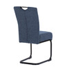 Jídelní židle, modrá, látka, DCL-E2008 BLUE2