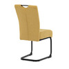 Jídelní židle, žlutá, látka, DCL-E2008 YEL2