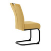 Jídelní židle, žlutá, látka, DCL-E2008 YEL2