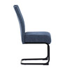Jídelní židle, modrá, látka, DCL-E2008 BLUE2