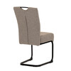 Jídelní židle, béžová, látka, DCL-E2008 CRM2