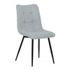 Jídelní židle, šedá, látka, DCL-L1094 SIL2