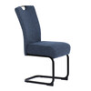 Jídelní židle, modrá, látka, DCL-E2008 BLUE2