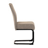 Jídelní židle, béžová, látka, DCL-E2008 CRM2