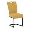 Jídelní židle, žlutá, látka, DCL-E2008 YEL2